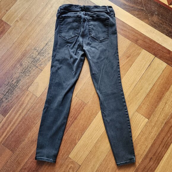 LOFT Dark Gray Legging Jeans Size 4/27 - Picture 9 of 14